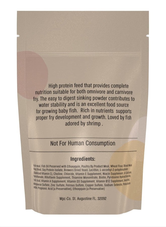 Wpc-Co. Baby Fish Food - Aquarium Fish Fry Food High in Protein - Tropical Fry Food with Calcium - Powdered Food for Omnivore and Carnivore Newborn Fish, Shrimp and Snails - Image 3